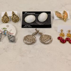 Multicolor  Earrings Set Of 6